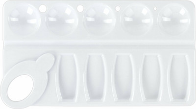 Палитра для красок Пифагор 227809 (10 ячеек, белый)