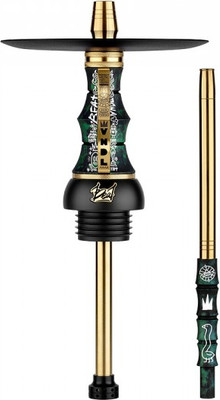 Шахта для кальяна Alpha Hookah Beat Vandal Green (силиконовый шланг, мундштук, диффузор)