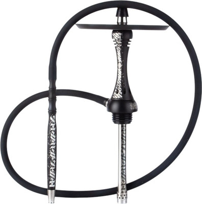 Шахта для кальяна Alpha Hookah Model X Artist Collection Black Matte (силиконовый шланг, мундштук, диффузор)