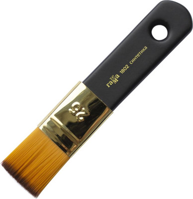 Кисть для рисования ГАММА Синтетика №25 / 1802025 (флейц)