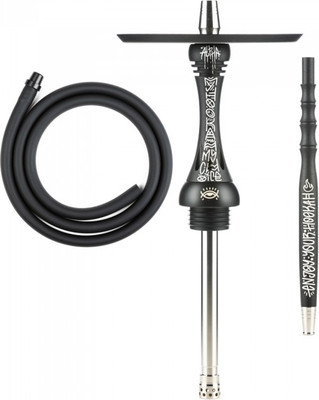 Шахта для кальяна Alpha Hookah Model X SS (силиконовый шланг, мундштук, диффузор)