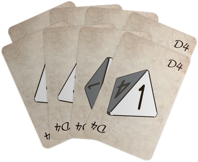 Набор карт для настольной игры Pandora's Box Studio Pathfinder. DnD. Четырехгранник / 05PB021