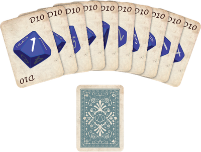 Набор карт для настольной игры Pandora's Box Studio Pathfinder. DnD. Десятигранник / 05PB024