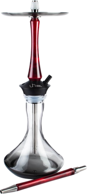 Шахта для кальяна Union Hookah Sleek Acryl (красный, мундштук)