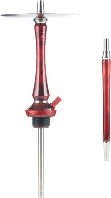 Шахта для кальяна Union Hookah Full Acryl (красный, мундштук)