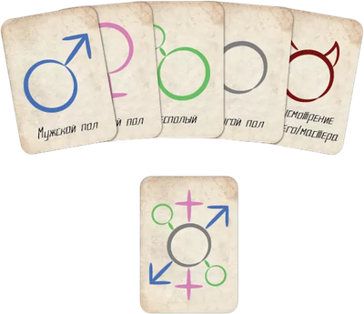 Набор карт для настольной игры Pandora's Box Studio DnD. Pathfinder. Принадлежность полу / 05PB029