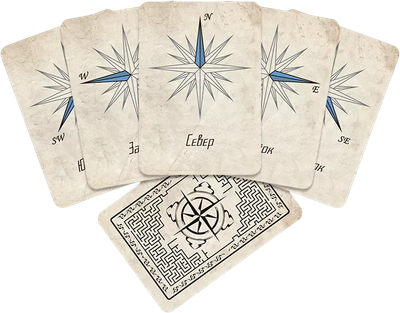 Набор карт для настольной игры Pandora's Box Studio DnD. Pathfinder. Стороны света / 05PB061