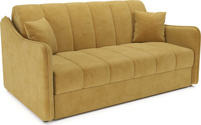 Диван Mebel-Ars аккордеон Давос НПБ 180x200 см / M2-115-46 (Cabrio 27 желтый)