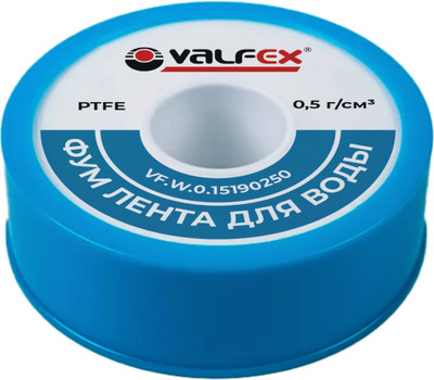 ФУМ-лента Valfex 19х0.25мм 300/10 К / VF.W.0.15190250 (15м)