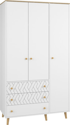 Шкаф Премиум Рико 1200 (белый/дуб сонома)