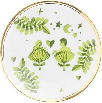 Тарелка закусочная (десертная) Bitossi Fabula / FTB01014 (райский сад)