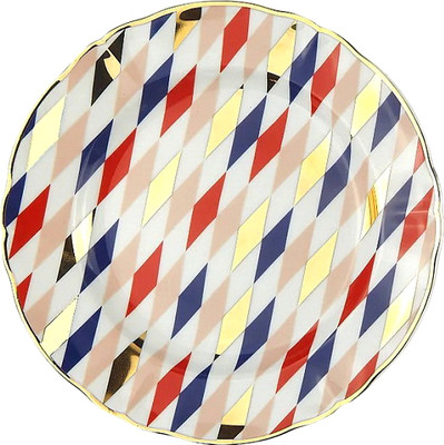 Тарелка столовая обеденная Bitossi Abracadabra / ABR00022 (ромбы)