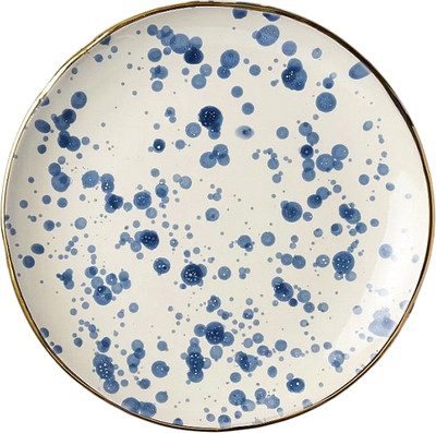 Тарелка закусочная (десертная) Bitossi Pois / FTB00624 (синий)