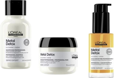Набор косметики для волос L'Oreal Professionnel Мини-набор Трио Metal Detox