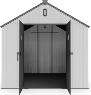 Сарай из пластика Springhouse Smart Country 8123 (черный/светло-серый)