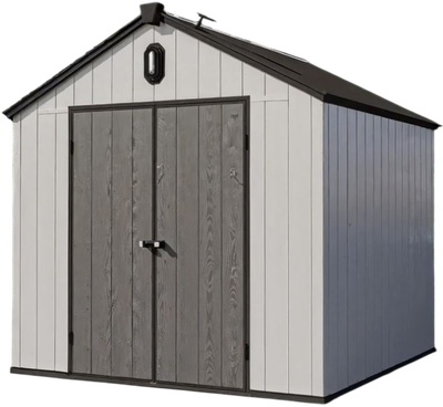 Сарай из пластика Springhouse Smart Country 662 (черный/светло-серый)