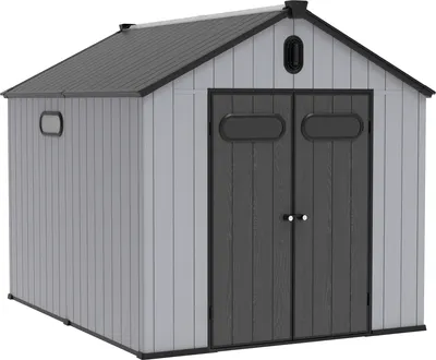 Сарай из пластика Springhouse Smart Country 882 (черный/светло-серый)