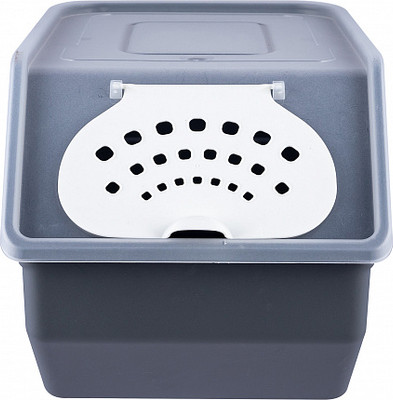 Контейнер Полимербыт Для овощей / 4382125 (серый)