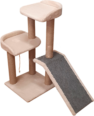 Комплекс для кошек Cat House Ландыш 0.89 (джут бежевый)