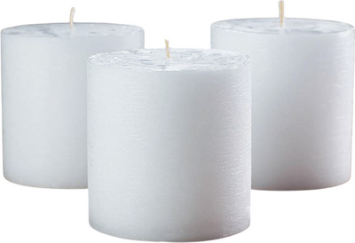 Набор свечей Мелт 75мм  (3шт, белый)