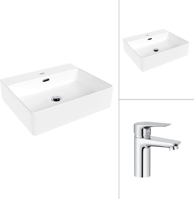 Умывальник со смесителем Lauter 21478 + Awe 21CK128C