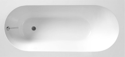 Ванна из искусственного мрамора Belux Борнео 150x70 (18, белый матовый/Solid Surface)