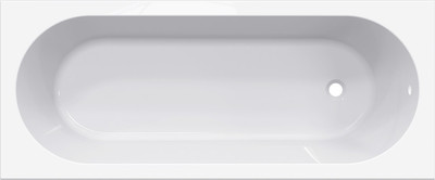 Ванна из искусственного мрамора Belux Борнео 180x80 (18, белый матовый/Solid Surface)