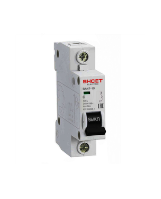 Выключатель автоматический SHCET ВА 47-19 1Р 25А С / S0000052