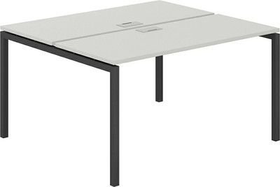 Комплект письменных столов Norden 140х123.8х75 / SG.242.SH.44.AN (антрацит/серый бархат)
