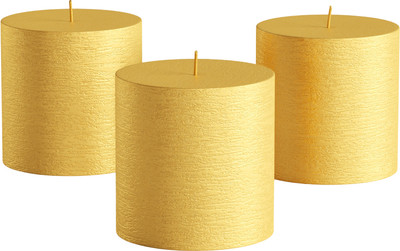 Набор свечей Мелт 75мм (3шт, золотой)