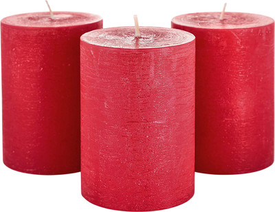 Набор свечей Мелт 100мм (3шт, бургундия)