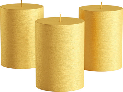 Набор свечей Мелт 100мм (3шт, золотой)