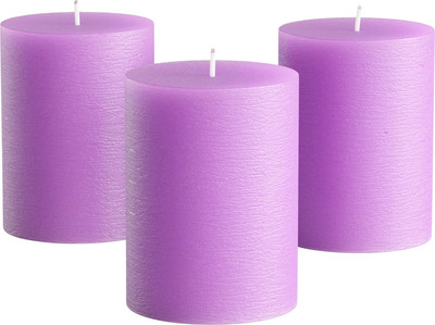 Набор свечей Мелт 100мм (3шт, лиловый)