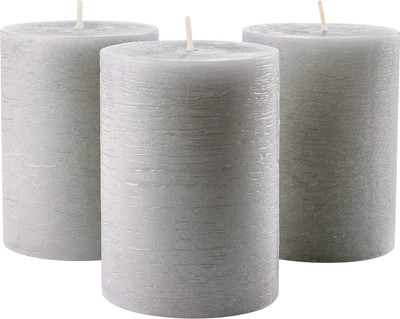 Набор свечей Мелт 100мм (3шт, серый)