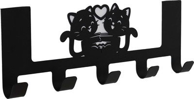 Вешалка для одежды KN Котики (черный)