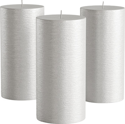 Набор свечей Мелт 150мм (3шт, серебряный)