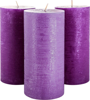 Набор свечей Мелт 150мм (3шт, темно-фиолетовый)