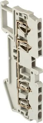 Клеммная колодка EKF JXB-ST-4 41А 4 вывода / plc-jxb-st-4-4 (серый)