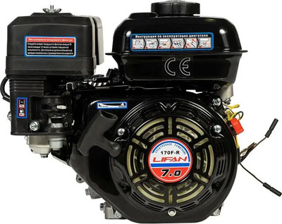 Двигатель бензиновый Lifan 170F-R (сцепление и редуктор 2:1)