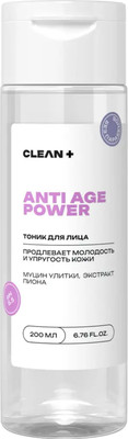 Тоник для лица Clean+ Anti Age Power (200мл)