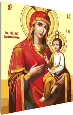 Картина по номерам PaintLine Икона божией матери Скоропослушница / PL-00167