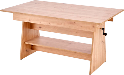 Стол-трансформер Halmar Erika 120-160x70 (дуб артизан)