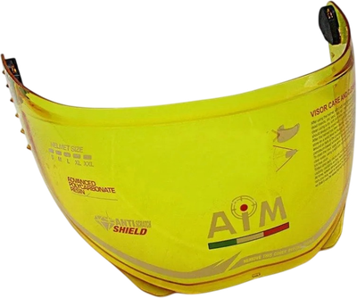 Визор для мотошлема AiM JK906 / 906V-004-N (желтый)