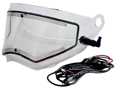 Визор для мотошлема AiM JK802 / 802V-000-N (прозрачный, с электрообогревом)