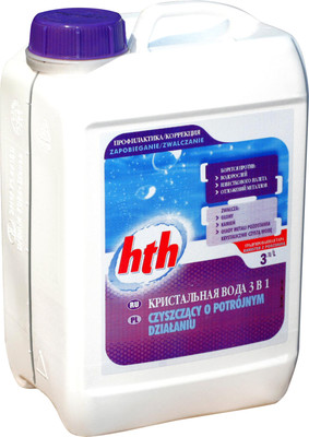 Средство для борьбы с водорослями HTH Кристальная вода 3в1 (3л)