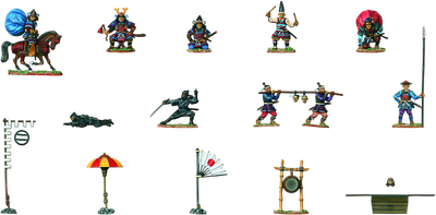 Сборная модель Звезда Штаб армии самураев / 8029