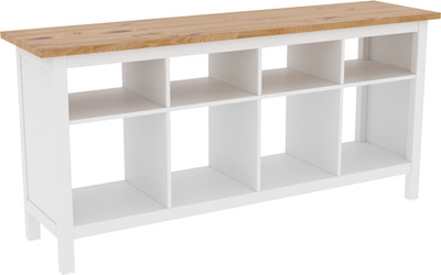 Тумба ММЦ Кантри 00 (белый лак/браун)