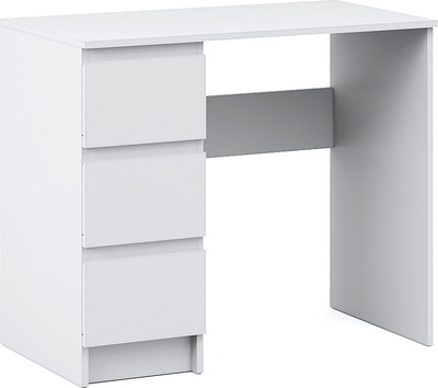 Письменный стол Империал Оникс Вайт 3 ящика (белый)