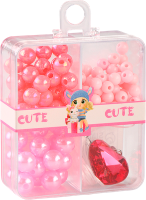 Набор для создания украшений Sima-Land Украшение из бусин / 10582074 (розовый)