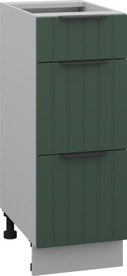 Шкаф-стол кухонный Arvento Корнелия Анта-плюс НШ30р3ш без столешницы (зеленый софт)